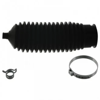 Ремкомплект пыльникa рулевой рейки с хомутами (сторона установки: передний мост справа) FEBI 38905