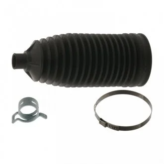 Ремкомплект пыльникa рулевой рейки с хомутами (сторона установки: передний мост с обеих сторон) FEBI 38918