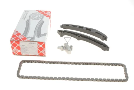 К-т ланцюга приводу р/вала (ланцюг+натягувач+2 направляючі) Audi,Skoda Fabia,Octavia,Seat,Golf V,Pa FEBI 40672