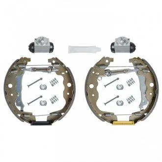 Комплект барабанного гальма (колодки, циліндр, пружинки) MERCEDES CITAN MIXTO (DOUBLE CABIN), CITAN (MPV), CITAN/MINIVAN (W415), DACIA DOKKER, DOKKER/MINIVAN, DUSTER, LODGY 1.2-Electric 02.07- FEBI 43615