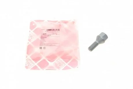 Болт колеса (M12x1,5, довжина різьби: 26мм, довжина: 26/51мм, розмір вкручування: 19мм, конус, кількість штук в упаковці: 1шт) FORD ESCORT III, ESCORT III EXPRESS, ESCORT IV 1.1-1.8D 09.80-10.90 FEBI 46618