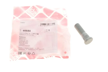 Болт колісний (шпилька)Ford C-Max, Fiesta, Focus, Focus II, Mondeo CONNECT FEBI 46680