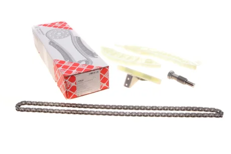 К-кт ланцюга р-вала (ланцюг+3шт. направляючі+ натягувач) C4,DS4,MINI,Peugeot 1.6 FEBI 47639
