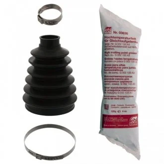 Фото гумовий пильовик шарніра зовнішній/передн (fi: 28/80) (довжина118) RENAULT MEGANE II, MEGANE II/KOMBI 1.5D/1.9D/2.0 09.02- FEBI 48812 Гумовий пильовик шарніра зовнішній/передн (fi: 28/80) (довжина118) RENAULT MEGANE II, MEGANE II/KOMBI 1.5D/1.9D/2.0 09.02- FEBI 48812