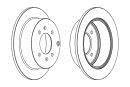 Гальмівний диск FERODO DDF1448