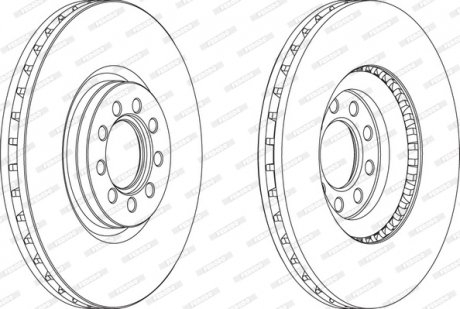 Гальмівний диск FERODO FCR317A