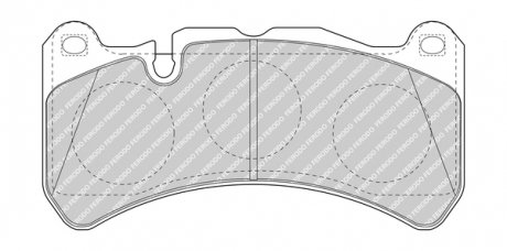 Тормозные колодки, дисковые FERODO FDB4212