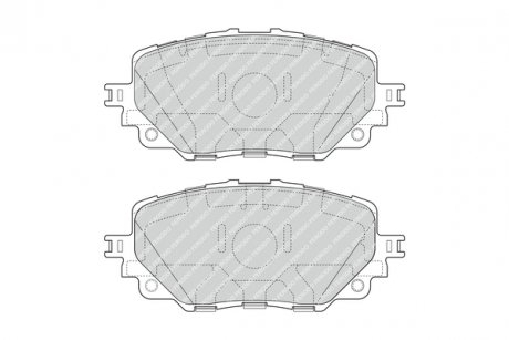 Тормозные колодки, дисковые FERODO FDB4873