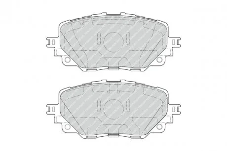 Тормозные колодки, дисковые FERODO FDB4873