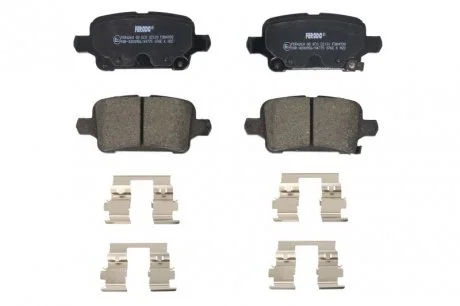 Фото тормозные колодки, дисковые FERODO FDB4938 Тормозные колодки, дисковые FERODO FDB4938