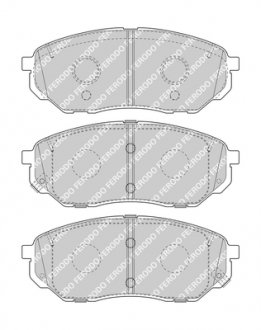 Тормозные колодки, дисковые FERODO FDB4983 (фото 1)