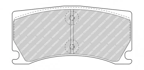 Тормозные колодки, к-кт. FERODO FDB5021