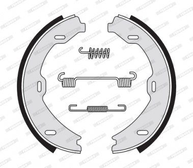 Тормозные колодки, барабанные FERODO FSB4307