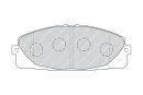 Гальмівні колодки, дискове гальмо (набір) FERODO FVR4327