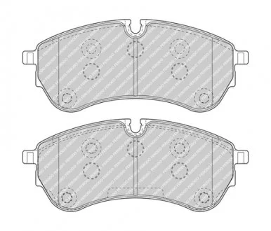 Тормозные колодки, дисковые FERODO FVR5067