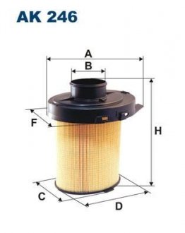 Фільтр повітря FILTRON AK246