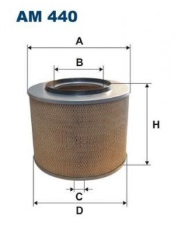 Фільтр повітряний FILTRON AM440