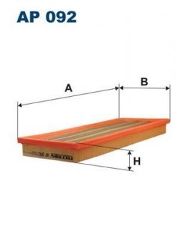 Фільтр повітря FILTRON AP092 (фото 1)