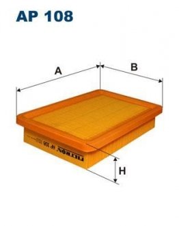 Фільтр повітряний FILTRON AP108 (фото 1)