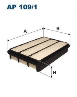 Фото 1 - фільтр повітряний FILTRON AP1091 Фільтр повітряний FILTRON AP1091 (фото 1)