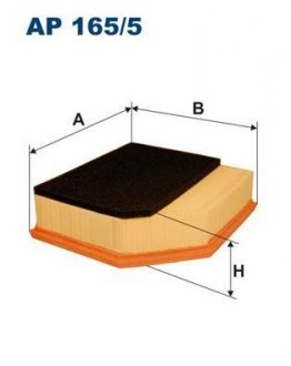 Фильтр воздуха FILTRON AP1655 (фото 1)