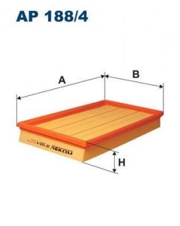 Фільтр повітря FILTRON AP1884 (фото 1)