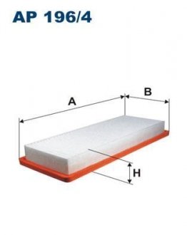 Фільтр повітря C4/DS4 1.6 THP, C5, DS5 (360*146*43.5) FILTRON AP1964