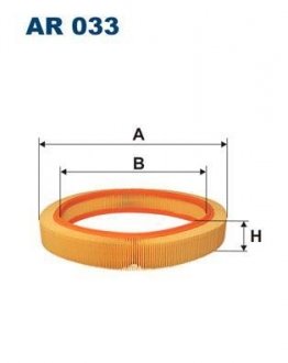 Фільтр повітря FILTRON AR033