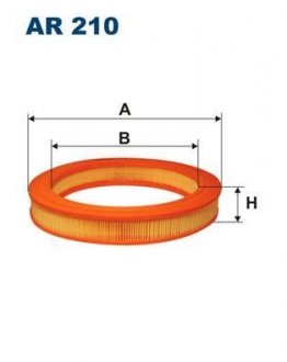 Фільтр повітряний FILTRON AR210