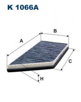 Фильтр салона FILTRON K1066A