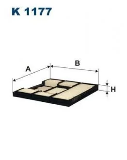 Фильтр салона FILTRON K1177