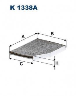Фильтр салона FILTRON K1338A