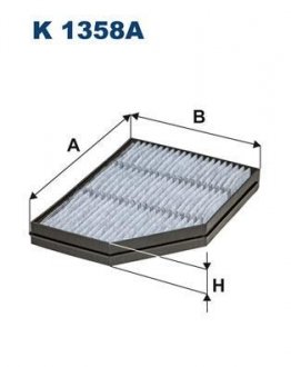 Фильтр салона FILTRON K1358A