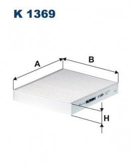 Фильтр салона FILTRON K1369 (фото 1)