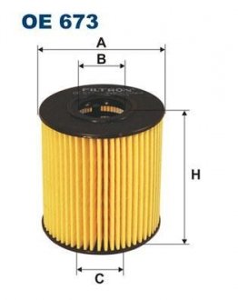 Фильтр масла FILTRON OE673