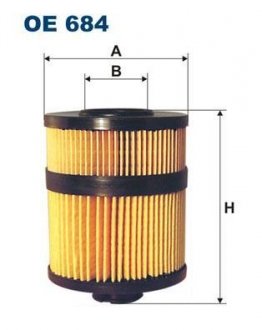 Фильтр масла FILTRON OE684 (фото 1)