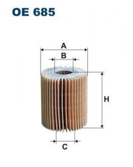 Фильтр масла FILTRON OE685 (фото 1)