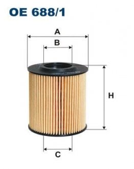 Фільтр масла FILTRON OE6881