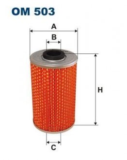 Фільтр масла FILTRON OM503