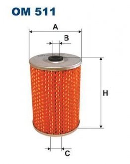 Фільтр масла FILTRON OM511