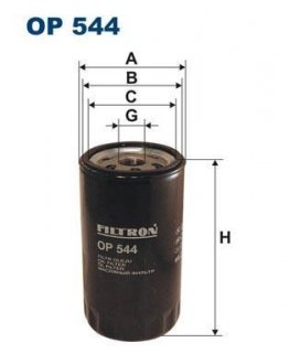 Фильтр масла FILTRON OP544