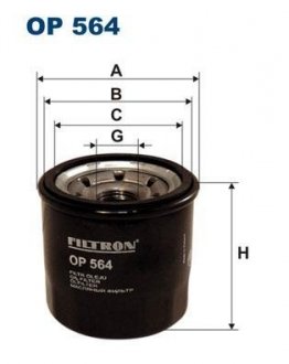 Фильтр масла FILTRON OP564