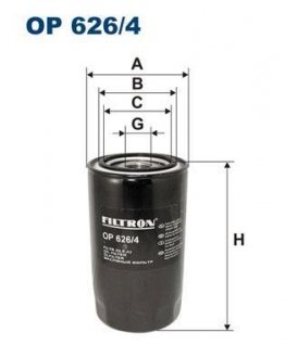 Фільтр масла FILTRON OP6264