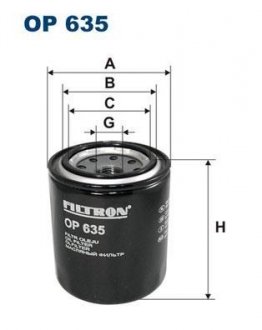 Фильтр масла FILTRON OP635