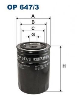 Фильтр масла FILTRON OP6473