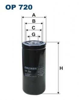 Фильтр масла FILTRON OP720