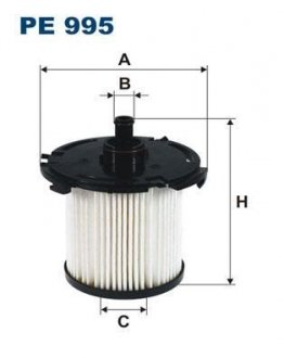 Фільтр палива FILTRON PE995