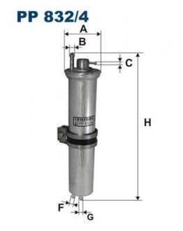 Фильтр топлива FILTRON PP8324 (фото 1)