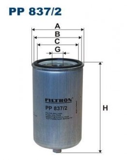 Фільтр палива FILTRON PP8372