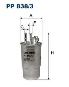 Фільтр палива FILTRON PP8383